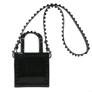 Chic Black Studded Mini Bag